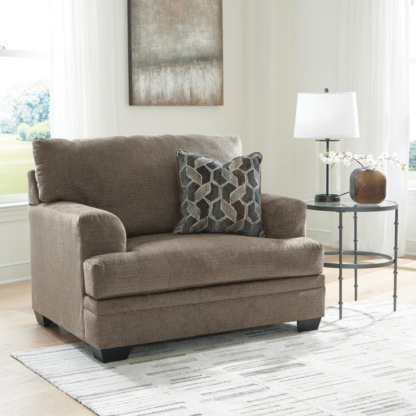 Stonemeade Oversized Stationary Fabric Chair Nutmeg