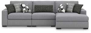 Bealton 3-Piece Sectional with Chaise Salt & Pepper