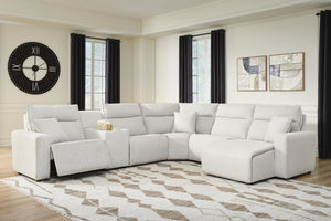 Modmax II 6-Piece Power Reclining Sectional with Chaise & Console Stone