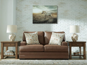 VillaCourt Stationary Loveseat Caramel
