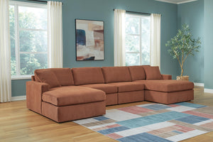 Modmax 4-Piece Sectional with Chaise Spice