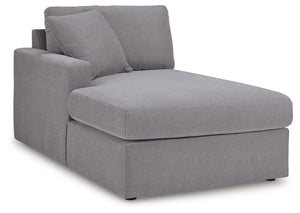Modmax 6-Piece Stationary Sectional with Chaise Granite