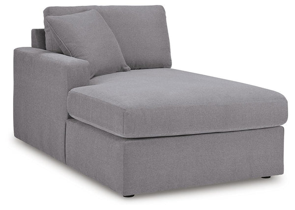 Modmax 6-Piece Stationary Sectional with Chaise Granite