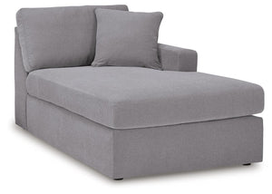 Modmax 6-Piece Stationary Sectional with Chaise Granite