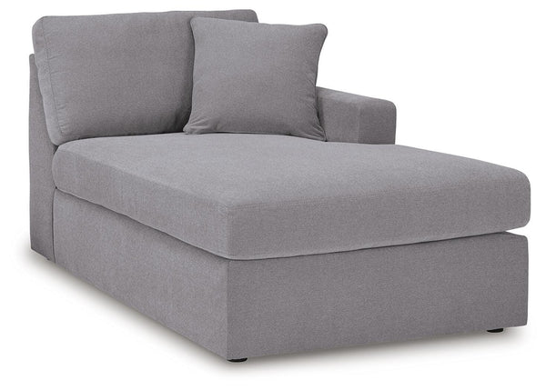 Modmax 6-Piece Stationary Sectional with Chaise Granite