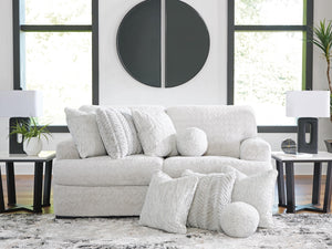 Cuddle Plush Stationary 2-Piece Sectional Arctic