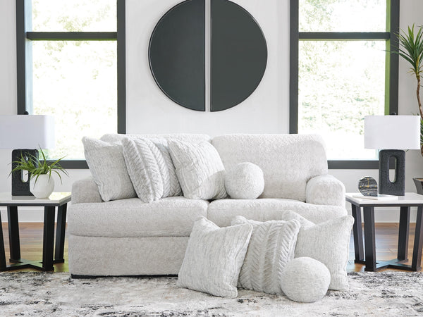 Cuddle Plush Stationary 2-Piece Sectional Arctic