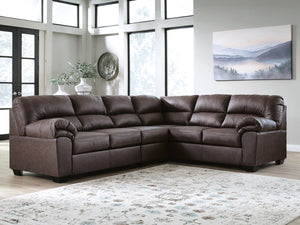 WillowBend 3-Piece Sectional Umber