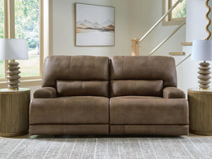 Beckley Place Fabric Power Reclining Sofa Earth