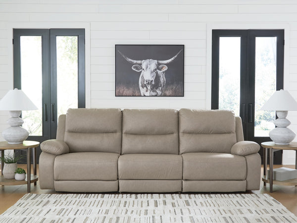 Narwhal Place P2 3-Piece Power Reclining Zero Gravity Sectional Pebble