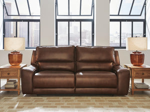 DeepWakes P2 Power Reclining Leather Zero Gravity Sofa Canyon