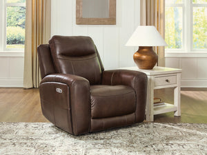 Gravier Zero Gravity P3 Triple Power Adjustable Headrest Leather Recliner Cordova