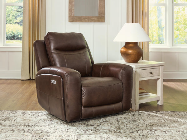 Gravier Zero Gravity P3 Triple Power Adjustable Headrest Leather Recliner Cordova