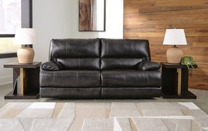 Mountainous P2 Power Reclining Leather Zero Gravity Sofa Eclipse