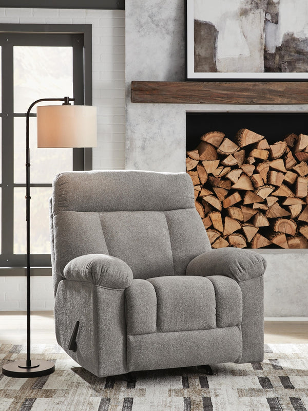 Hoyne Park Manual Rocker Recliner Smoke