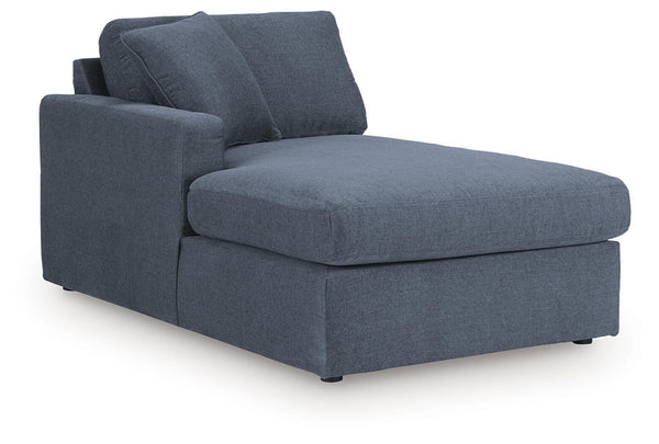Modmax 8-Piece Stationary Sectional with Chaise & Storage Consoles Ink