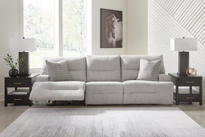 Acklen Place 3-Piece Power Reclining Zero Gravity Sectional Zero Gravity Sofa Pewter