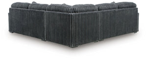 Midnight-Madness 3-Piece Sectional Gunmetal