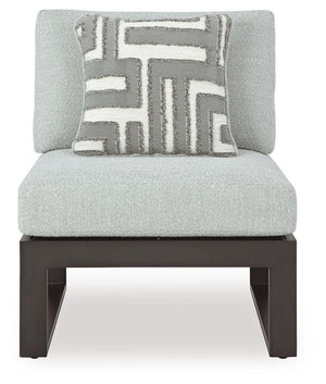 Beachloft 5-Piece Outdoor Sectional Black/Gray
