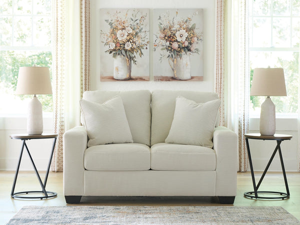 Greenbriar Stationary Loveseat Ivory