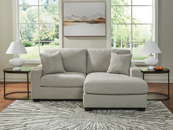 Greenbriar Stationary Sofa Chaise Smoke