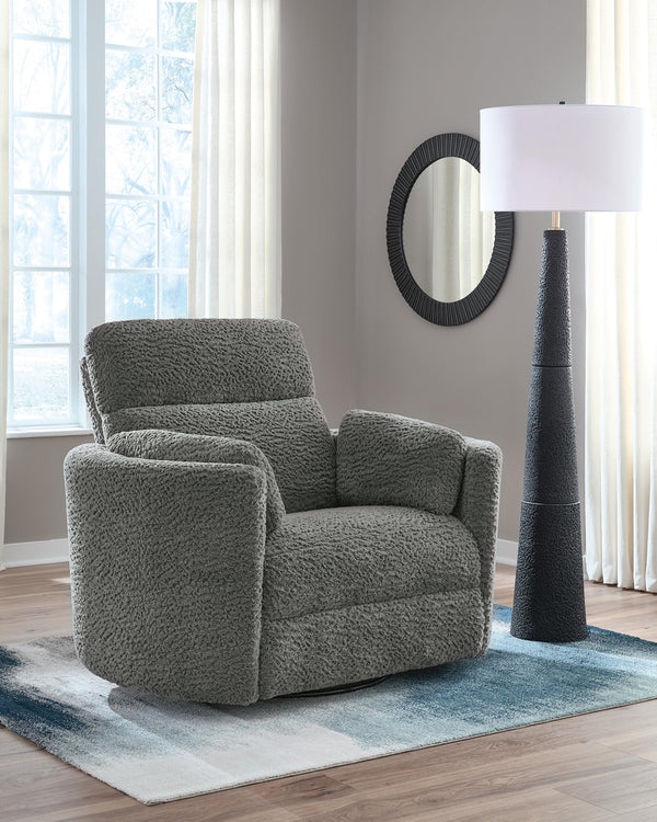 Gosaldo Swivel Power Glider Recliner Lead