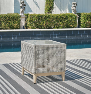 Seton Creek Outdoor End Table Gray