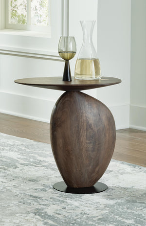 Cormmet Accent Table Brown/Black