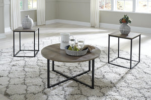 Wadeworth Urban Foundry 3-Piece Occasional Table Set Two-tone
