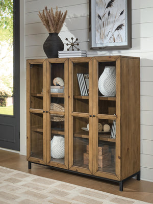 Wrenridge Accent Cabinet Gray Brown