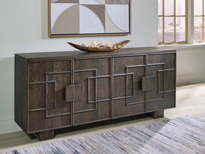 Cato Accent Cabinet Dark Brown