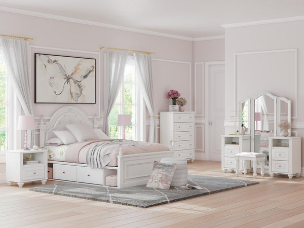 Kozlani Vanity with Mirror White