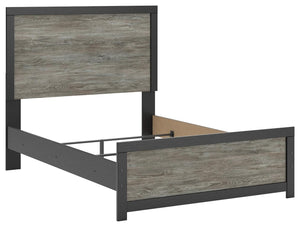 Broachmyn Full Panel Bed Black/Gray