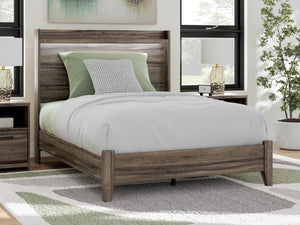 Elbrim Full Panel Bed Brown