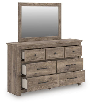 Rusticott Dresser & Mirror Brown
