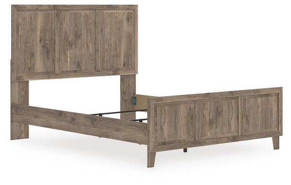 Rusticott Queen Panel Bed Brown