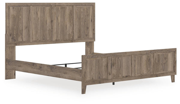Rusticott King Panel Bed Brown