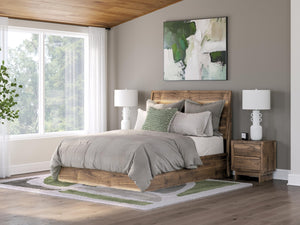 Chirason Queen Panel Bed Brown