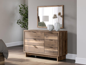 Chirason 6-Drawer Dresser & Mirror Brown