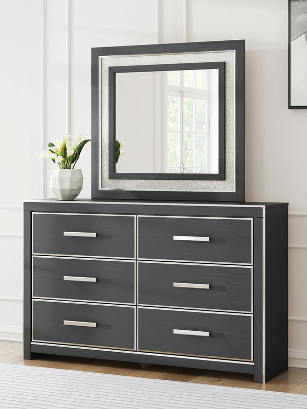 Zuraleus Dresser & Mirror Black