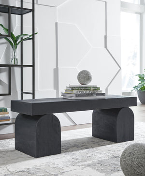 Holgrove Accent Bench Black