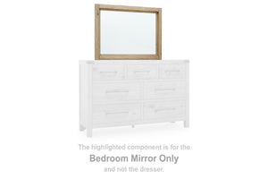 Ridgester Bedroom Mirror Light Brown