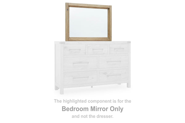Ridgester Bedroom Mirror Light Brown