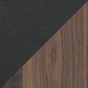 Pamytta Queen Upholstered Panel Headboard Black/Brown