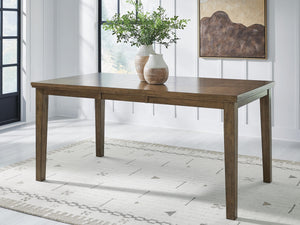 Urbinforte Counter-Height Butterfly Dining Extension Table Light Brown