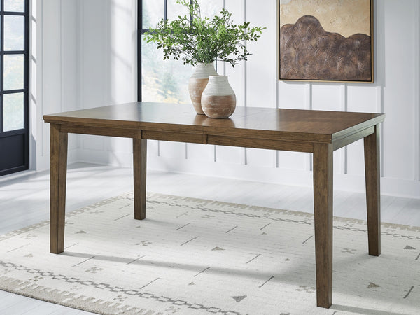 Urbinforte Counter-Height Butterfly Dining Extension Table Light Brown