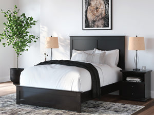 Maribel Full Panel Bed Black