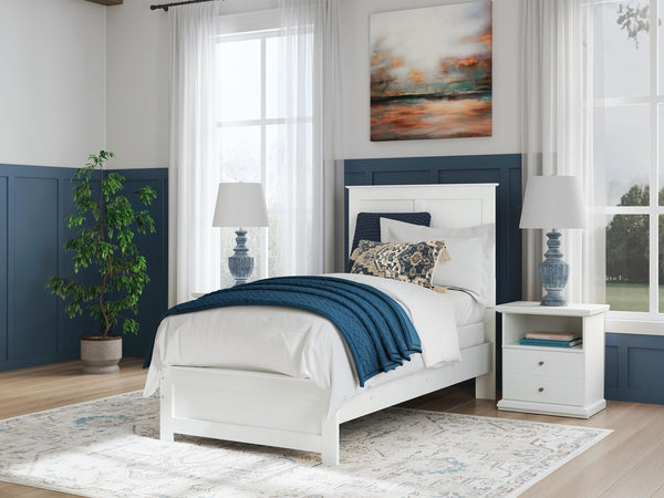 Bostwick Shoals Twin Panel Bed White
