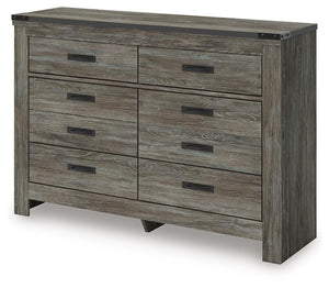 Frandern 6-Drawer Dresser Gray