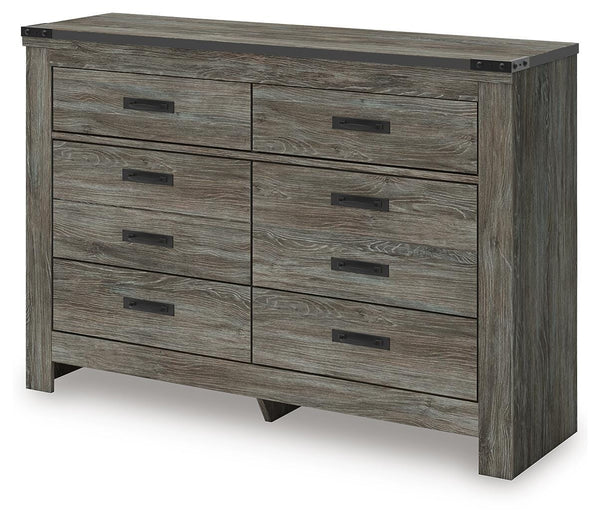 Frandern 6-Drawer Dresser Gray